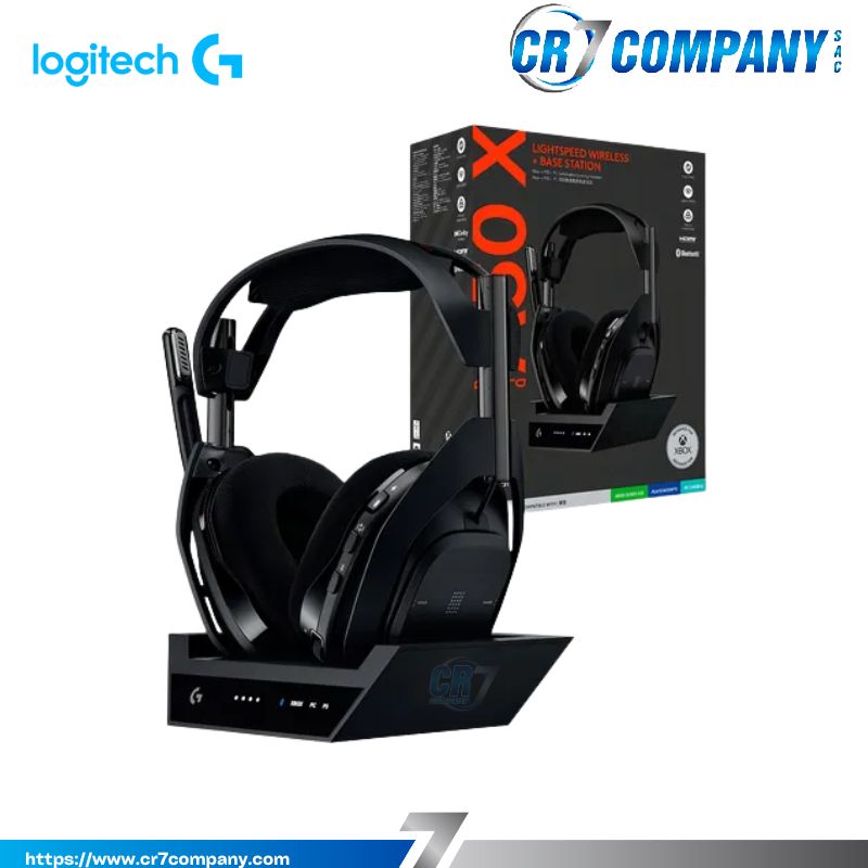 AUDIFONO C-MICROF. ASTRO A50 X LIGHTSPEED-BT- PS5 PC- XBOX +BASE BLACK 939-002126-1